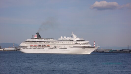 稲永埠頭 飛鳥Ⅱ 出港 その3 稲永埠頭 飛鳥Ⅱ 出港 その3
