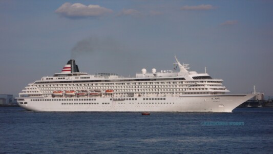 稲永埠頭 飛鳥Ⅱ 出港 その4 稲永埠頭 飛鳥Ⅱ 出港 その4