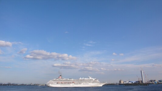 稲永埠頭 飛鳥Ⅱ 出港 その5 稲永埠頭 飛鳥Ⅱ 出港 その5