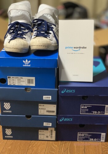 Amazon prime wardrobe で買った靴 Amazon prime wardrobe で買った靴