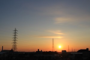 2019/1/30 夕日 右中 2019/1/30 夕日 右中