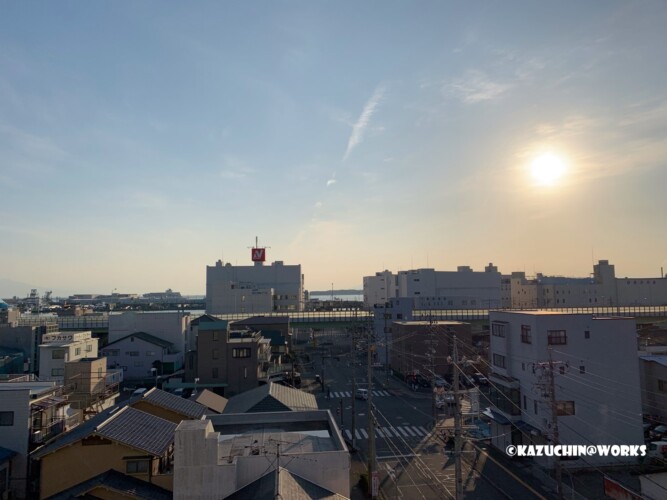 静岡市清水区 ホテルからの景色 静岡市清水区 ホテルからの景色