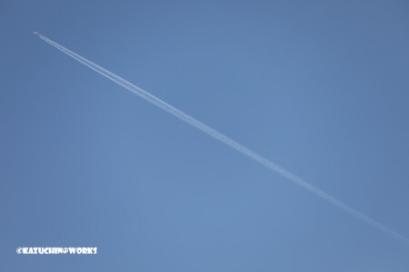 2019/02/18 飛行機雲 その1 2019/02/18 飛行機雲 その1