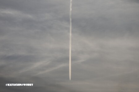 2019/02/18 飛行機雲 その2 2019/02/18 飛行機雲 その2