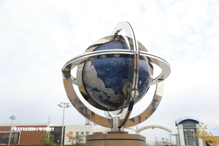 2019/03/17 JR安城駅前の天球儀 2019/03/17 JR安城駅前の天球儀