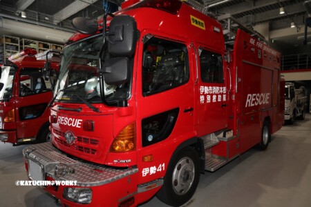 2019/03/31 伊勢市防災センター RESCUE 工作車 前 2019/03/31 伊勢市防災センター RESCUE 工作車 前