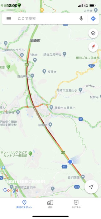 2019/05/04 新東名 渋滞の真っ只中 12:00 Map 2019/05/04 新東名 渋滞の真っ只中 12:00 Map