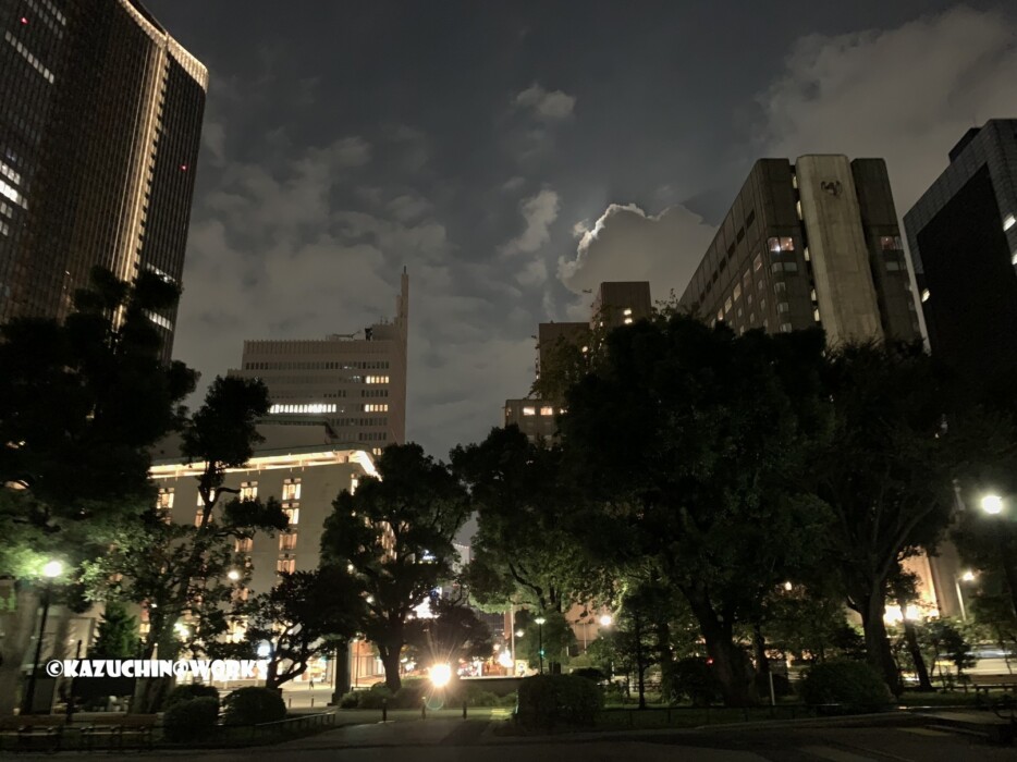 2018/09/24 日比谷公園から銀座を望む