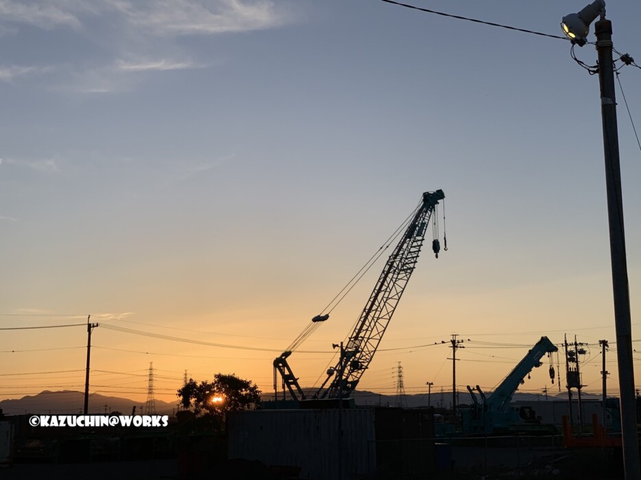 2019/06/17 弥富からの夕日