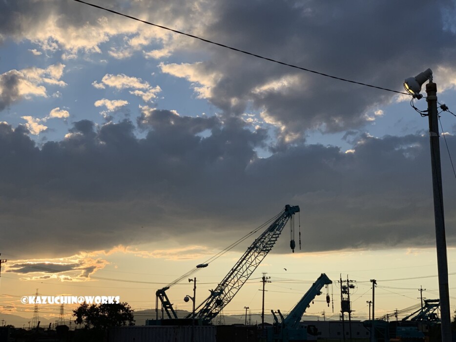 2019/06/22 弥富の夕日