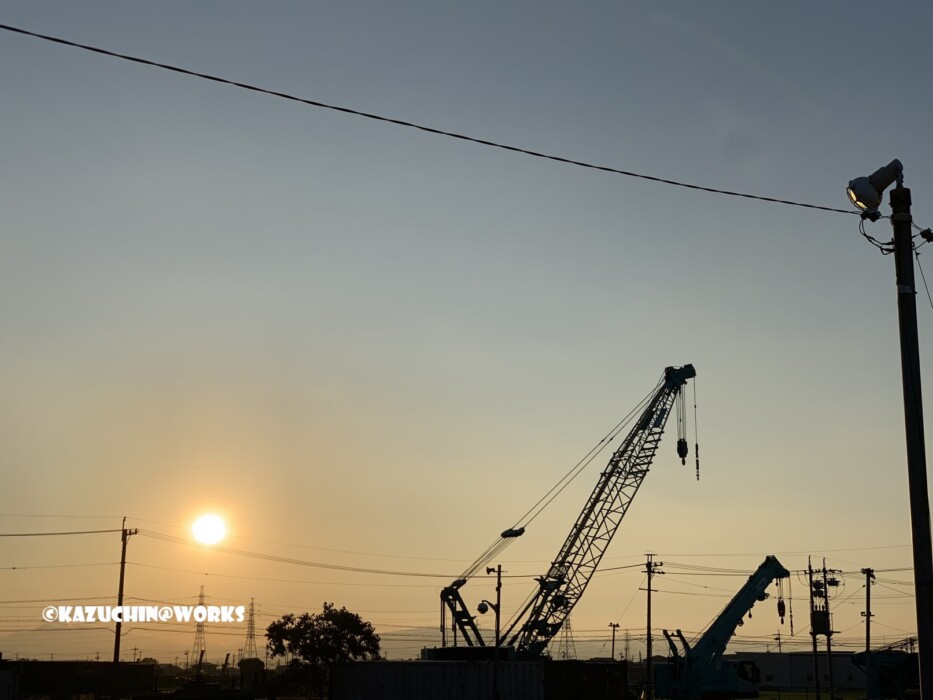 2019/06/25 弥富の夕日