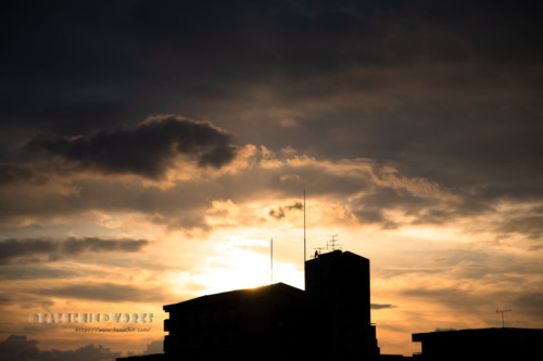 2020年06月24日の夕日 その01 2020年06月24日の夕日 その01