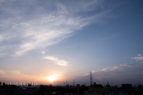 2020年06月27日の朝日 その01 2020年06月27日の朝日 その01