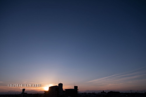 2020年07月31日の夕日 その01 2020年07月31日の夕日 その01