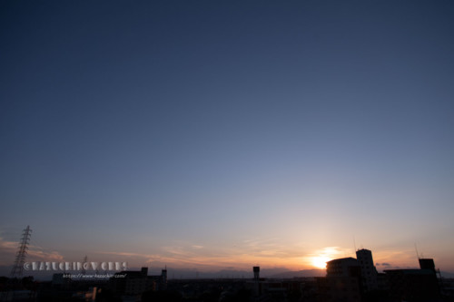 2020年07月31日の夕日 その02 2020年07月31日の夕日 その02