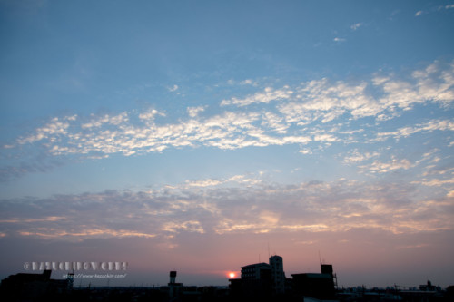 2020年08月04日の夕日 その01 2020年08月04日の夕日 その01