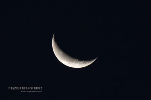 2020年08月15日 早朝の月 その02 2020年08月15日 早朝の月 その02