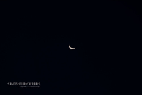 2020年08月15日 早朝の月 その01 2020年08月15日 早朝の月 その01