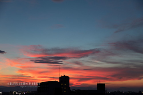 2020年08月17日 日の入後の夕焼け その02 2020年08月17日 日の入後の夕焼け その02